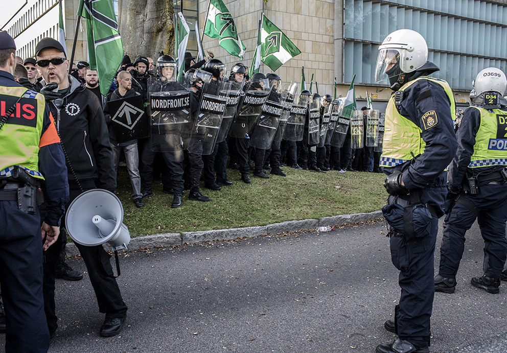 Neo-NazidemonstrationinGothenburgSweden-10