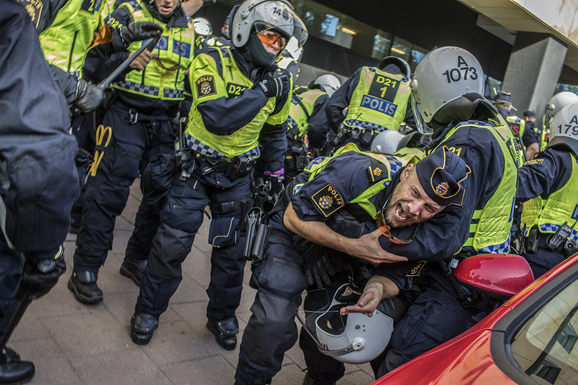 Neo-NazidemonstrationinGothenburgSweden-2