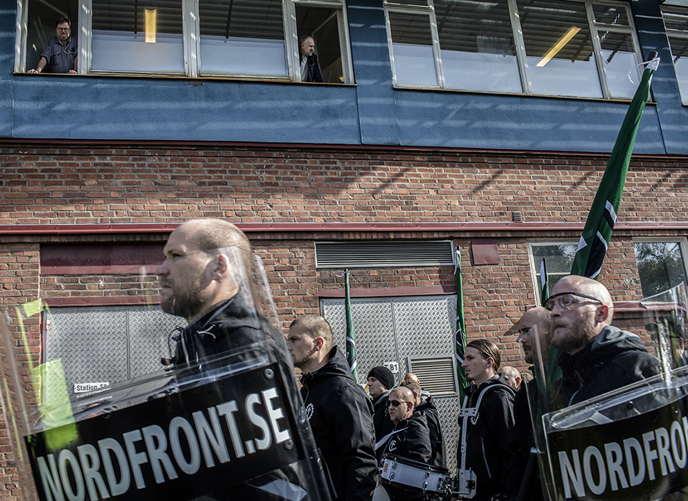 Neo-NazidemonstrationinGothenburgSweden-3